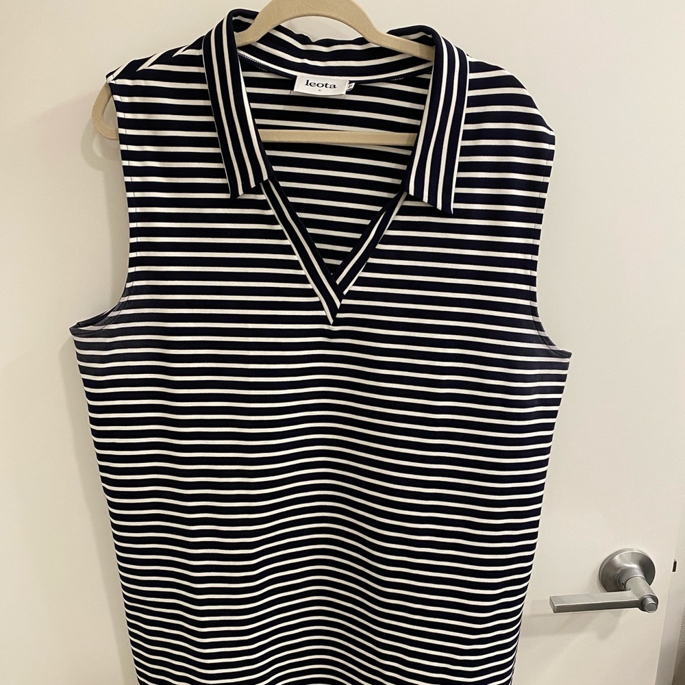 Leota Striped Sleeveless Dress